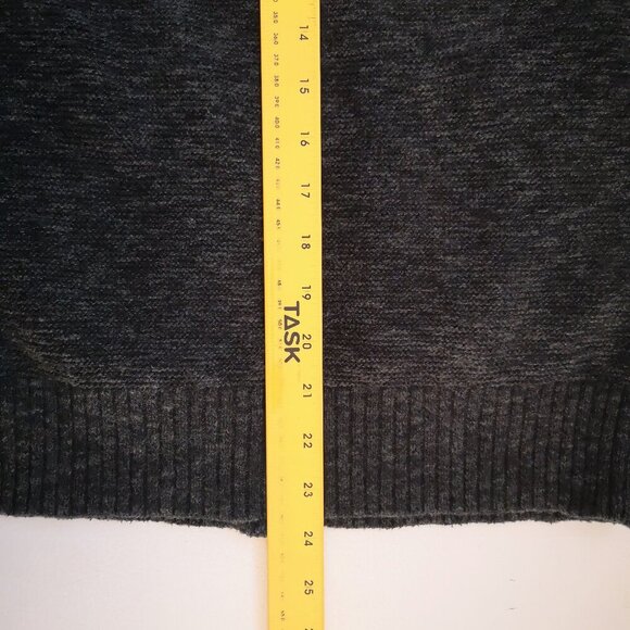 American Eagle Men's Size XS Full Zip Dark Grey Sweater - Picture 13 of 13